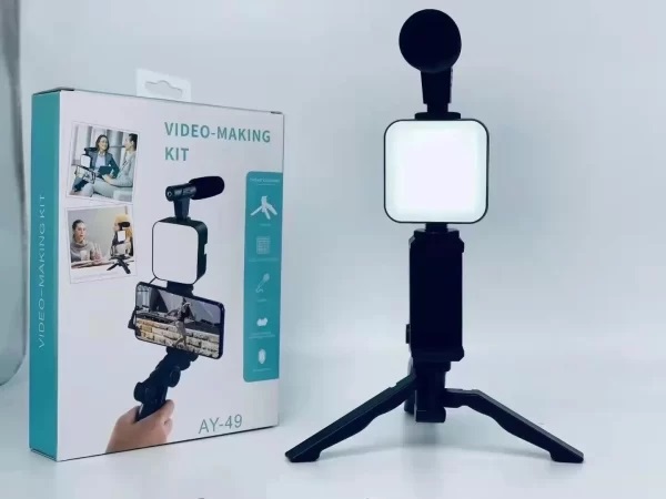Video-Making Kit Vlogging Tripod