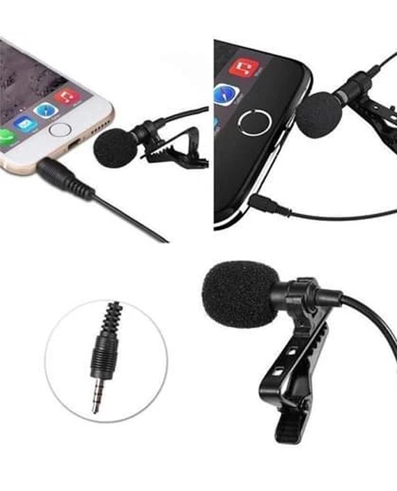 Candc DC-CI Clip-on Mic Audio Recorders Microphone - Black