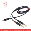 Y-121A3M Stereo Jack to Mini Jack Stereo