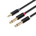 10m 3.5mm Stereo Jack  2 * 6.345 Mono Jack