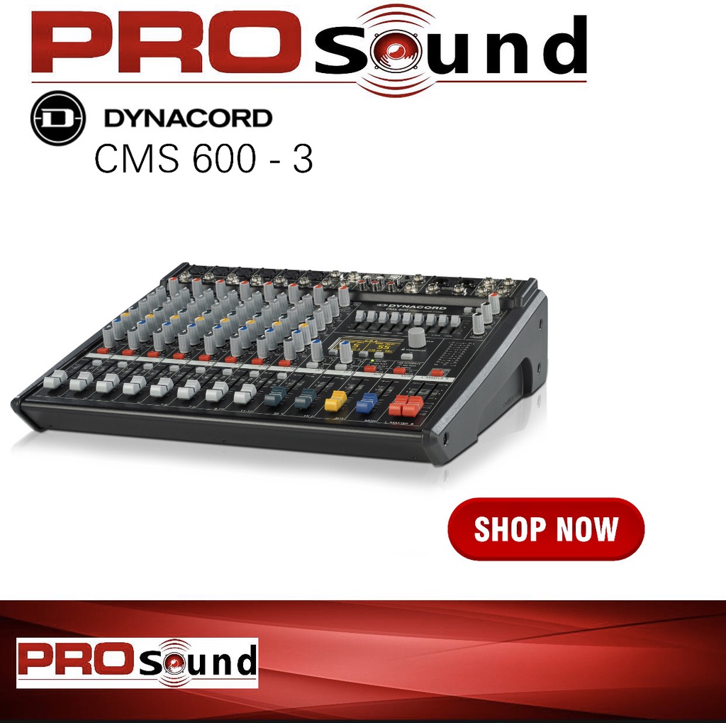 MIXER CMS 600-3 8‑channel compact mixing system