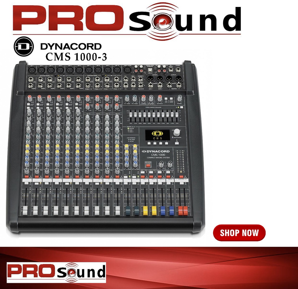 MIXER CMS 1000-3 10‑channel compact mixing system