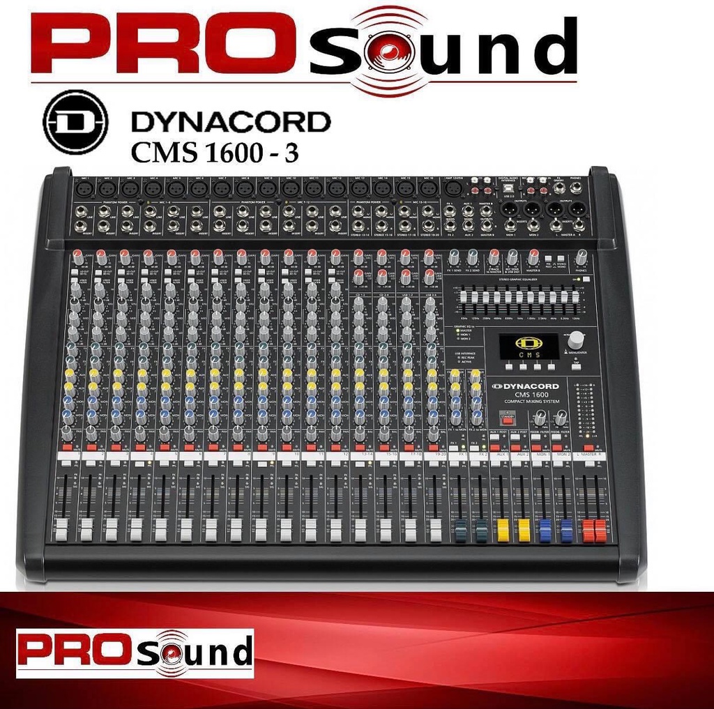 CMS 1600-3 16‑channel compact mixing system